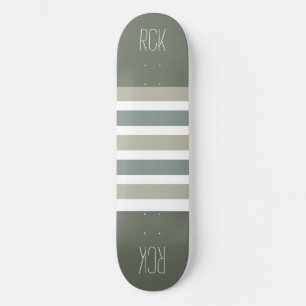 Strepen Patroon aangepaste monogram skateboards