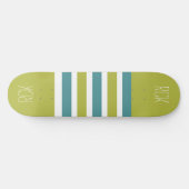 Strepen Patroon aangepaste monogram skateboards (Horizontaal)