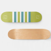 Strepen Patroon aangepaste monogram skateboards (Horizontaal)