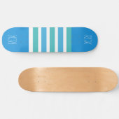 Strepen Patroon aangepaste monogram skateboards (Horizontaal)