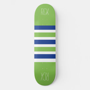 Strepen Patroon aangepaste monogram skateboards