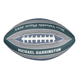 Strepen Patroon aangepaste naam & tekst voetbal American Football