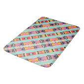 Strepen Patroon mix Badmat (Gekanteld)