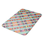 Strepen Patroonmix Badmat (Gekanteld)