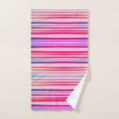 Strepen Raspberry, Roze, Paarse, Lila handdoek (Handdoek)