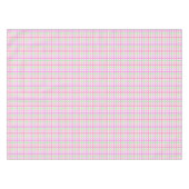 Strepen, roze, groen tafelkleed (Voorkant (Horizontaal))