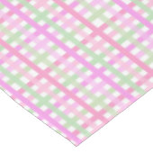 Strepen, roze, groen tafelkleed (Gekanteld)