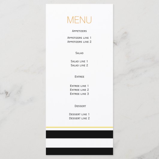 Strepen, schedel paar Halloween bruiloft kaart (Achterkant)