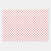 Strepen & Stippen Kerstmis Inpakpapier Vel (Voorkant 3)