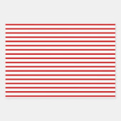 Strepen & Stippen Kerstmis Inpakpapier Vel (Voorkant 2)