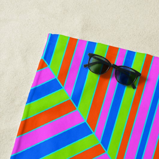 Strepen Strandlaken (In situ)