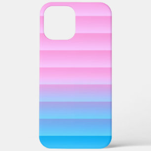 Strepen Turquoise Lavendel - Veel Kleuren Gradiënt Case-Mate iPhone Case