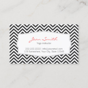 Strepen van de Chevron van de instructeur van de Visitekaartje