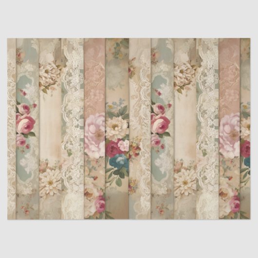 Strepen van  Decoupage Tissue Paper Tissuepapier (Voorkant)