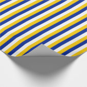 Strepen van geel, blauw en wit papier (Hoek)