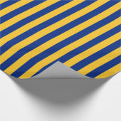 Strepen van geel en blauw papier (Hoek)