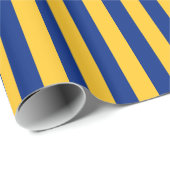 Strepen van geel en blauw papier (Rol Hoek)
