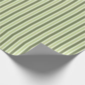 strepen van olijven en van witte snoep cadeaupapier (Hoek)