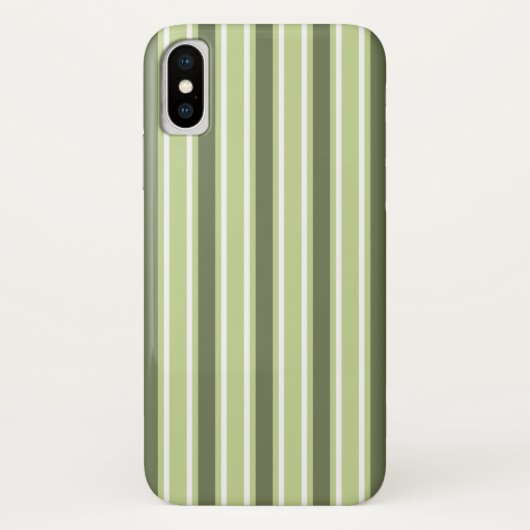 strepen van olijven en van witte snoep Case-Mate iPhone case (Achterkant)
