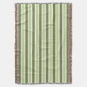 strepen van olijven en van witte snoep deken (Voorkant Verticaal)