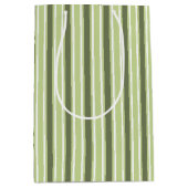 strepen van olijven en van witte snoep medium cadeauzakje (Voorkant)