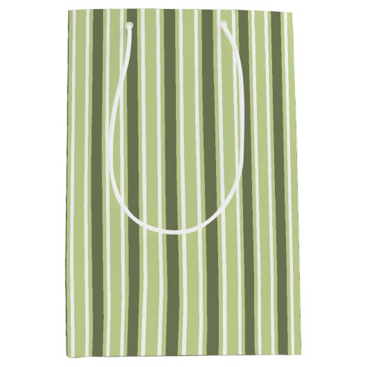 strepen van olijven en van witte snoep medium cadeauzakje (Voorkant)