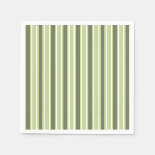strepen van olijven en van witte snoep servet (Voorkant)