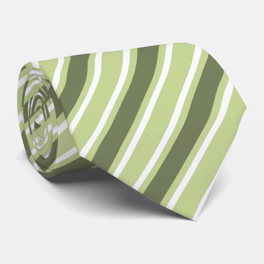strepen van olijven en van witte snoep stropdas (Opgerold)