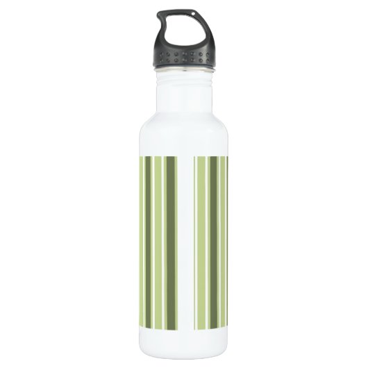 strepen van olijven en van witte snoep waterfles (Achterkant)