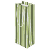 strepen van olijven en van witte snoep wijn cadeautas (Achterkant Gekanteld)