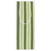 strepen van olijven en van witte snoep wijn cadeautas (Achterkant)