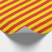 Strepen van rood en geel papier (Hoek)