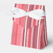 Strepen van roze bedankdoosjes (Voorkant Zijde)