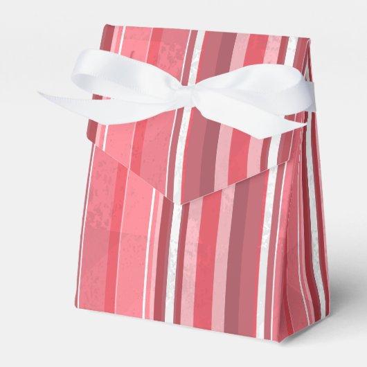 Strepen van roze bedankdoosjes (Voorkant Zijde)