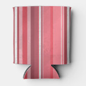 Strepen van roze blikjeskoeler (Voorkant)