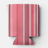 Strepen van roze blikjeskoeler (Achterkant)