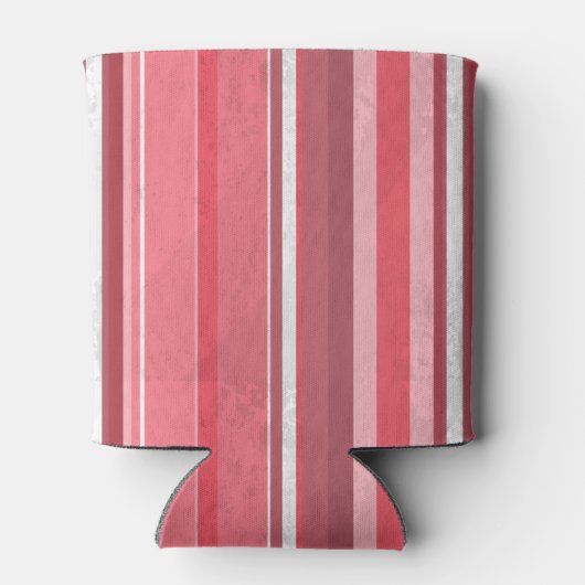 Strepen van roze blikjeskoeler (Achterkant)