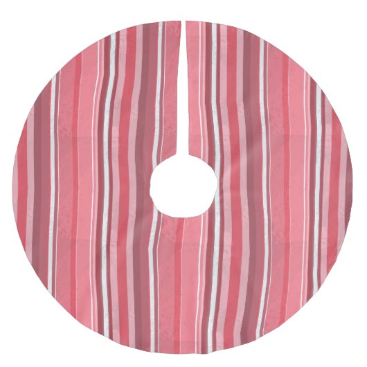 Strepen van roze kerstboom rok (Voorkant)