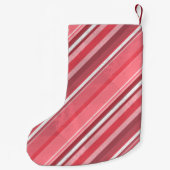 Strepen van roze kleine kerstsok (Achterkant)