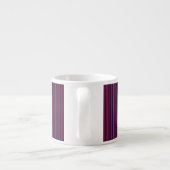strepen van roze snoep espresso kop (Achterkant)