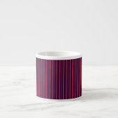 strepen van roze snoep espresso kop (Voorkant)