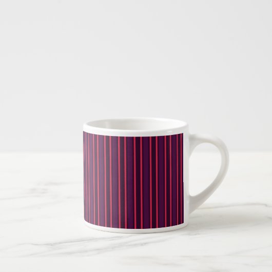 strepen van roze snoep espresso kop (Rechts)