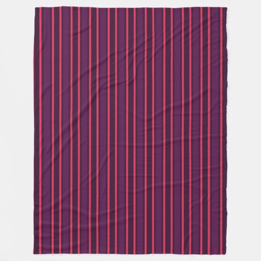 strepen van roze snoep fleece deken (Voorkant)