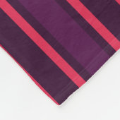 strepen van roze snoep fleece deken (Hoek)