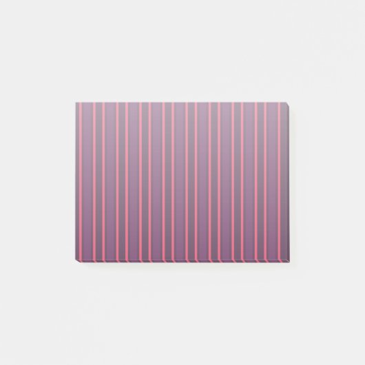 strepen van roze snoep post-it® notes (Voorkant)
