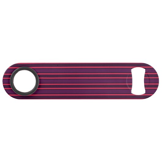 strepen van roze snoep speed flessenopener (Voorkant (Horizontaal))