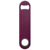 strepen van roze snoep speed flessenopener (Voorkant)