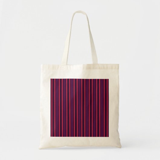 strepen van roze snoep tote bag (Voorkant)
