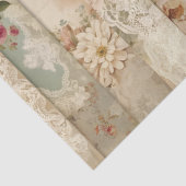 Strepen van Vintage Decoupage Tissuepapier (Detail)