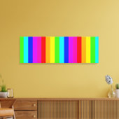 strepen volledige kleuren canvas afdruk (Insitu (Woonkamer))